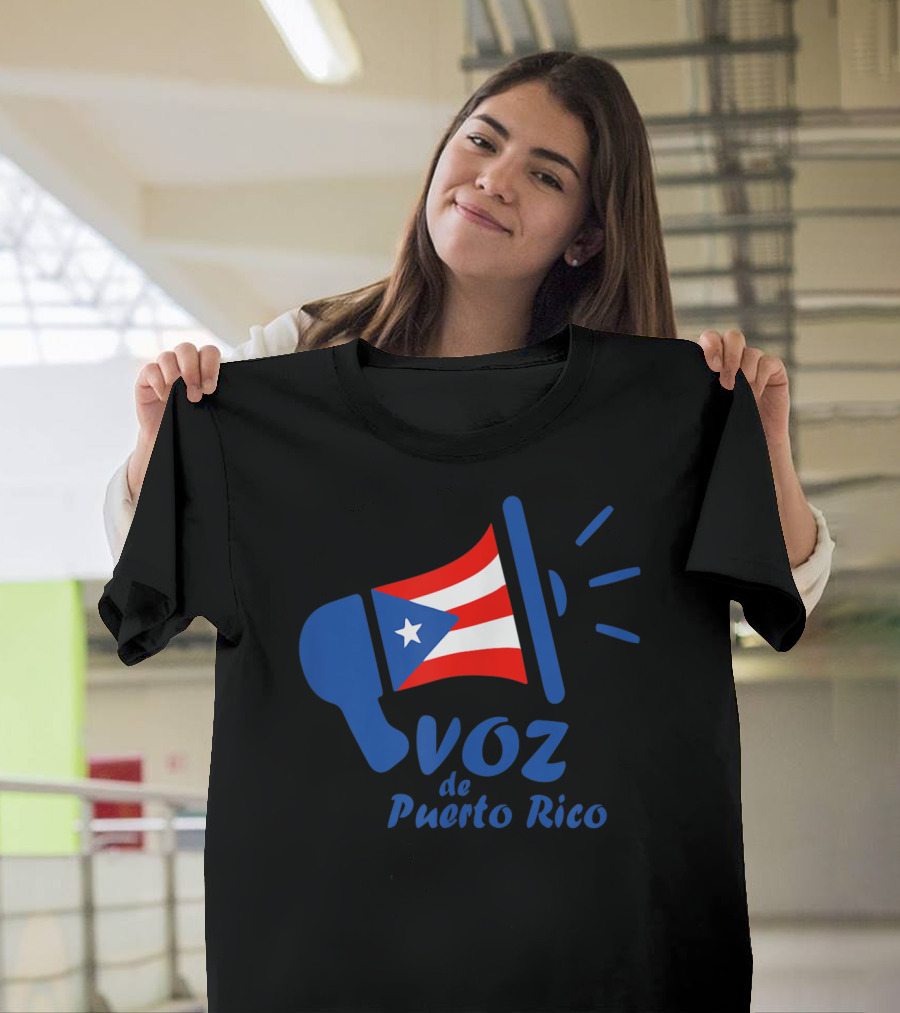 VOZ DE PUERTO RICO ORIGINAL MEGAPHONE FLAG T-Shirt