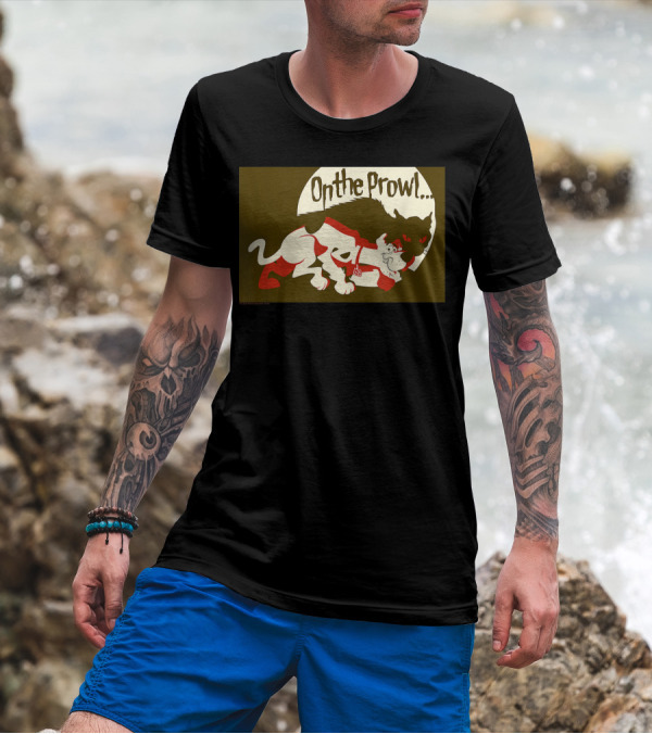 Scoobydoo On The Prowl Red Collar Dark Night Adventure T-Shirt