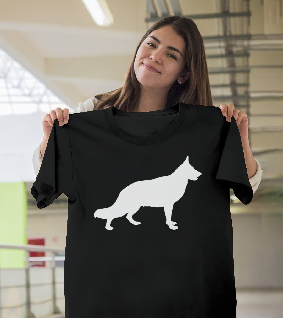 GERMAN SHEPHERD DOG BREED OUTLINE T-Shirt