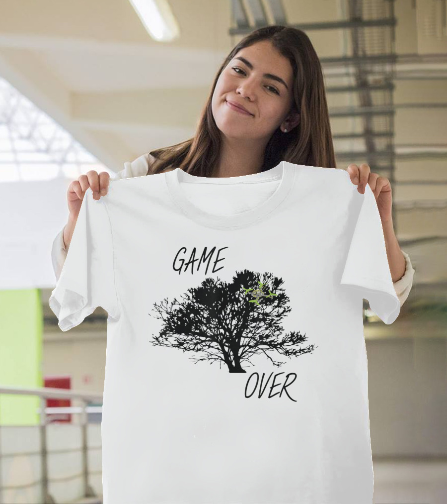 Game Over FPV Drone Stuck in Tree T-Shirt