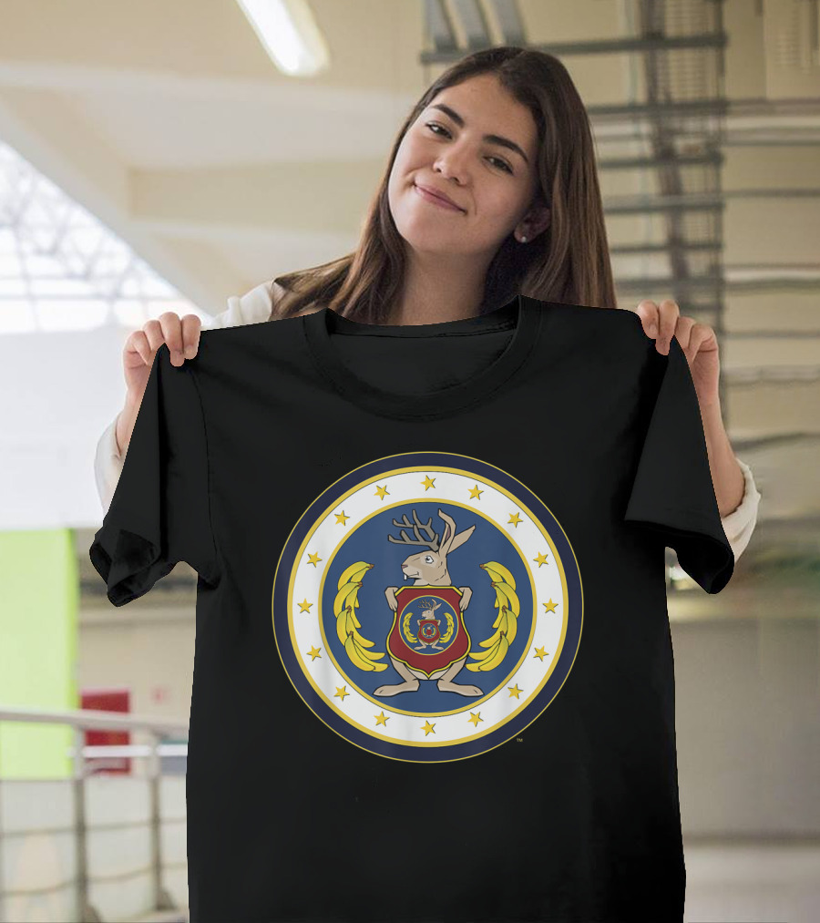 Odd Squad Seal with Antlered Creature and Stars T-Shirt
