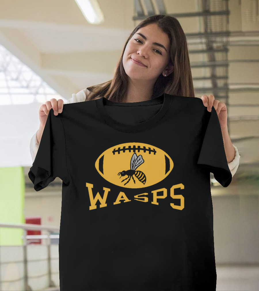 Wasps Rugby Top English Union Yellow Football T-Shirt
