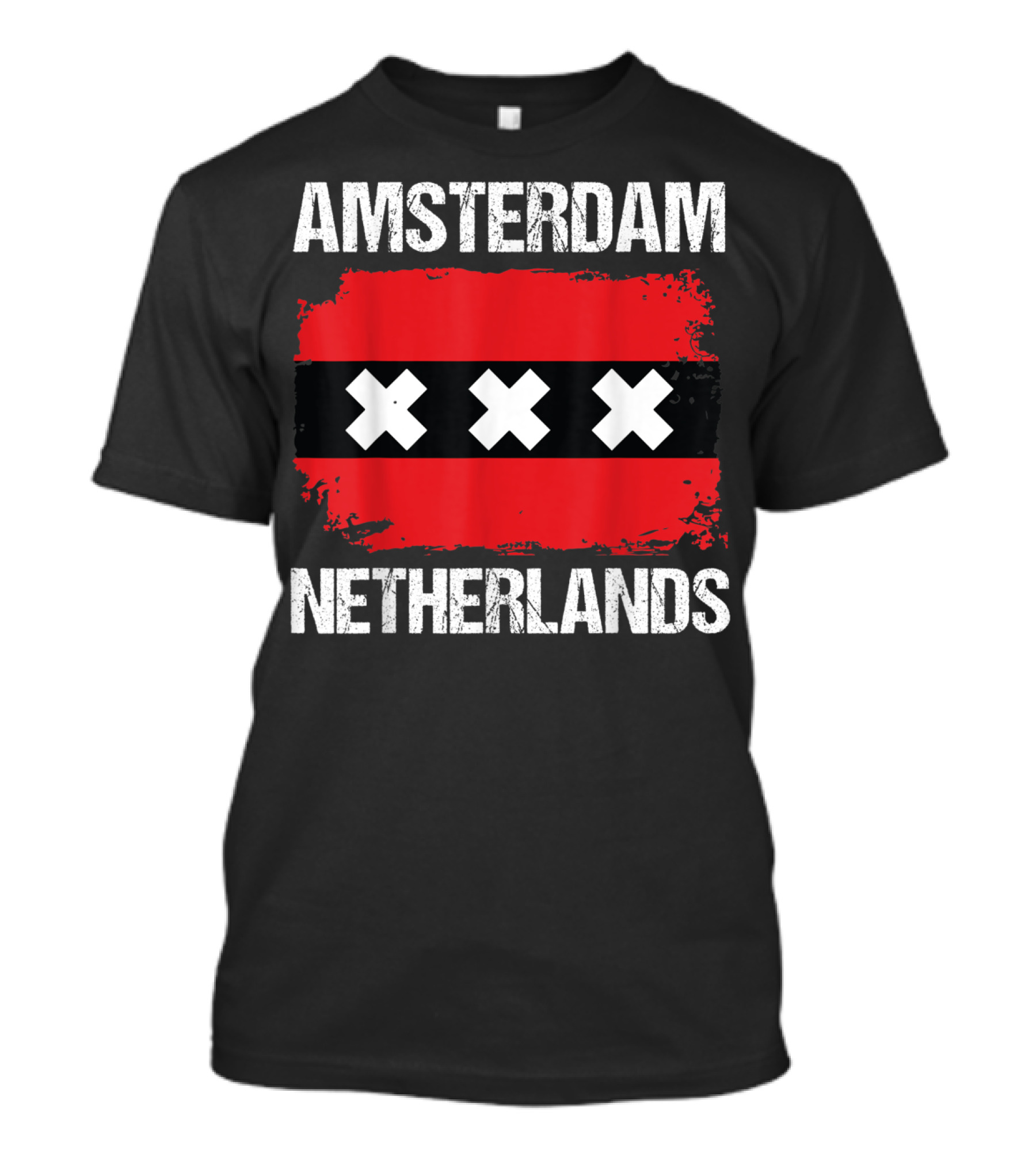 Amsterdam Netherlands XXX Flag T-Shirt