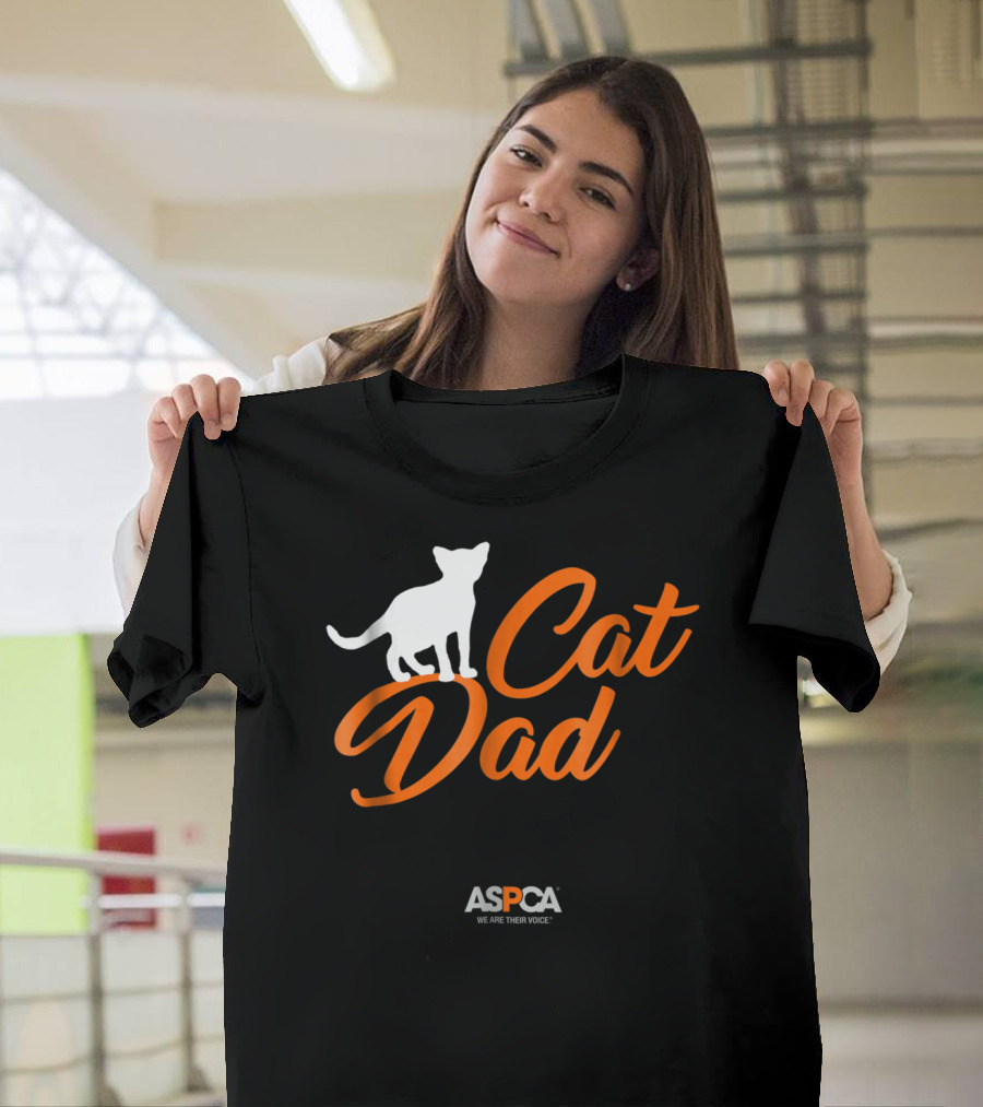 Cat Dad ASPCA We Are Their Voice T-Shirt
