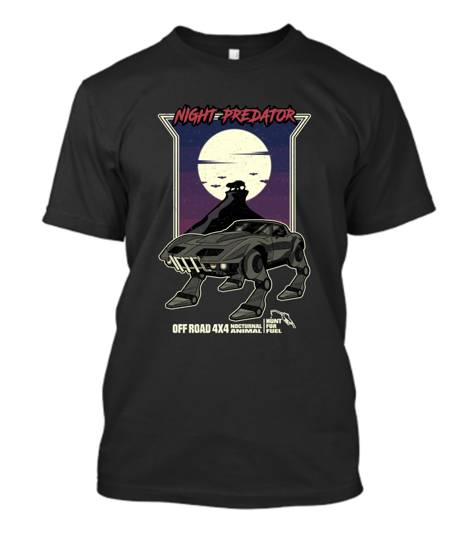 Night-Predator Off Road 4X4 Nocturnal Animal Hunt For Fuel T-Shirt