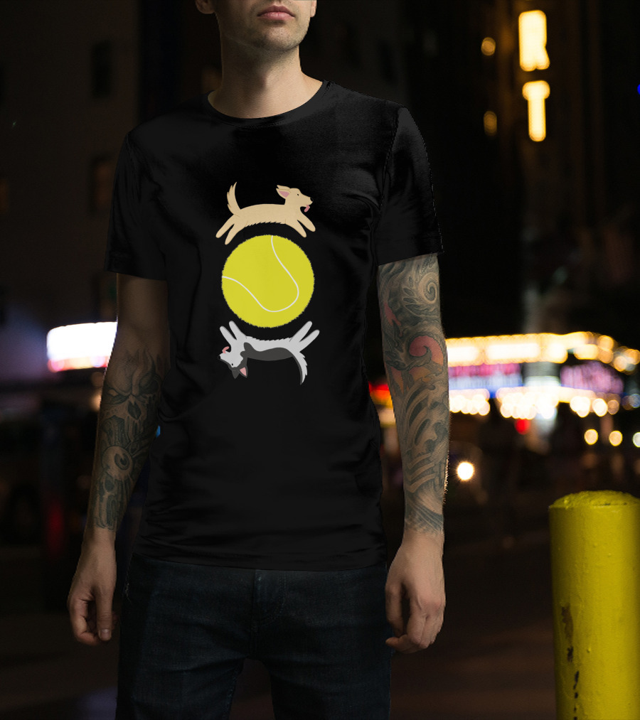 Ball Is Life With Dogs And Tennis Ball 1159928 T-Shirt