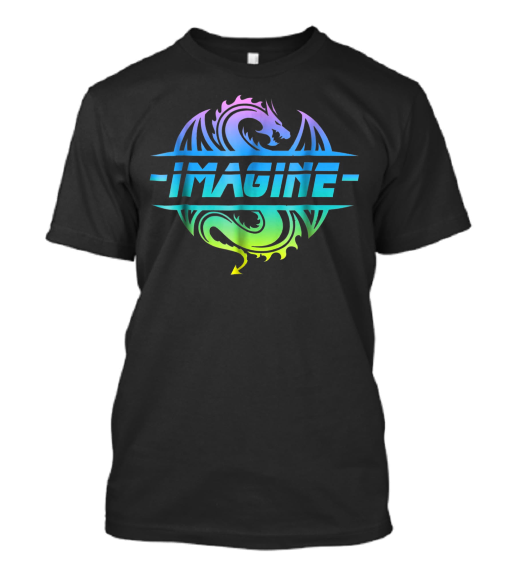 Imagine Fantasy Dragon Emblem T-Shirt