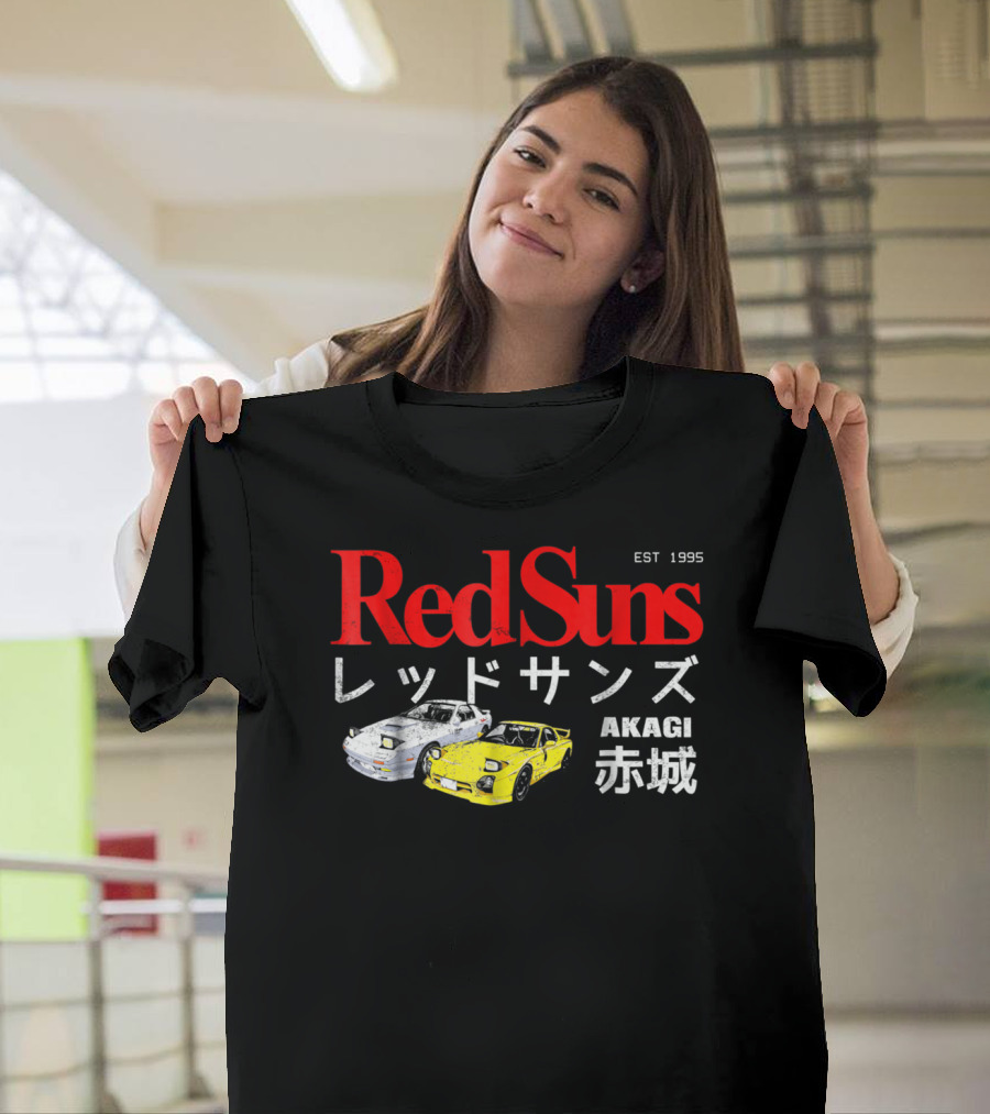 RedSuns Akagi EST 1995 Initial D T-Shirt