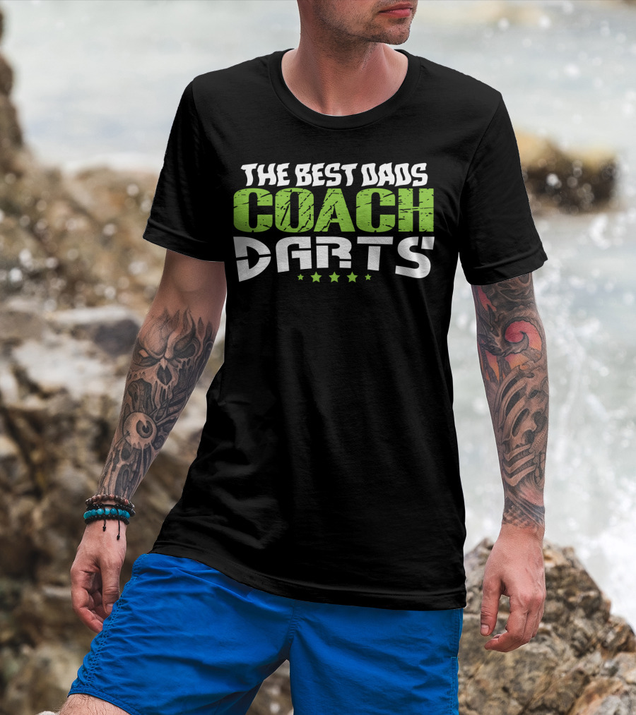 The Best Dads Coach Darts T-Shirt