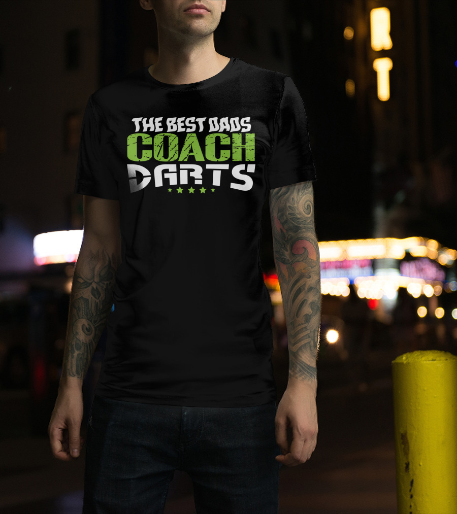 The Best Dads Coach Darts T-Shirt