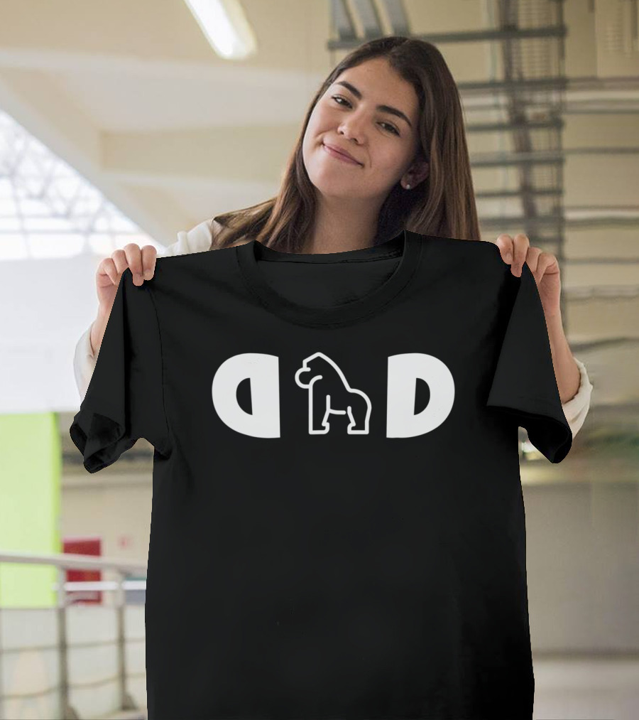 Mens Gorilla Dad Funny Husband T-Shirt