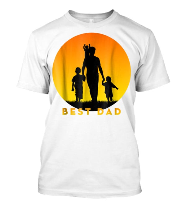 BEST BEST DAD Of 3 Kids Cool T-Shirt