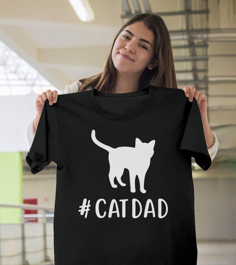 CatDad Family Cat Lover Awesome T-Shirt