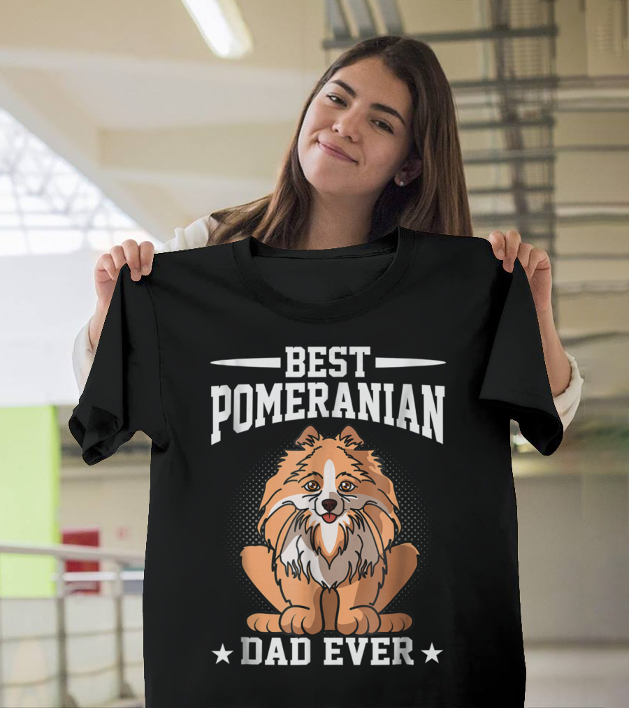 Best Pomeranian Dad Ever T-Shirt