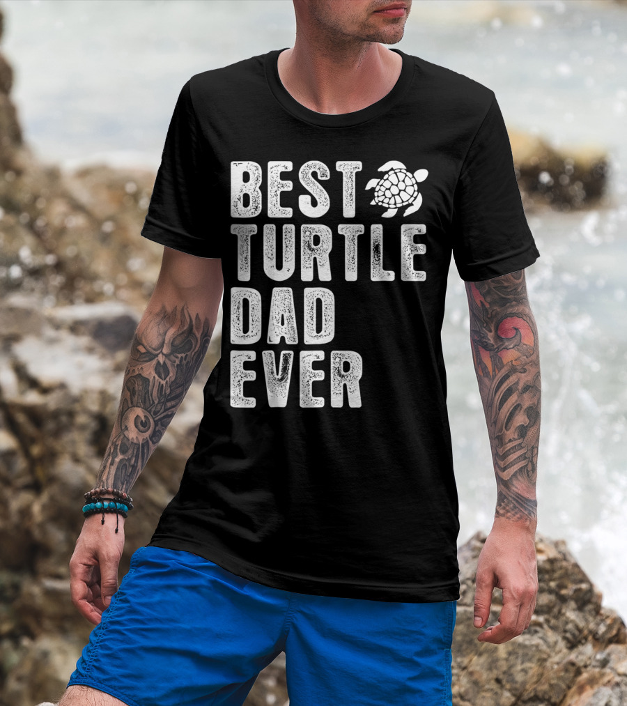Best Turtle Dad Ever T-Shirt