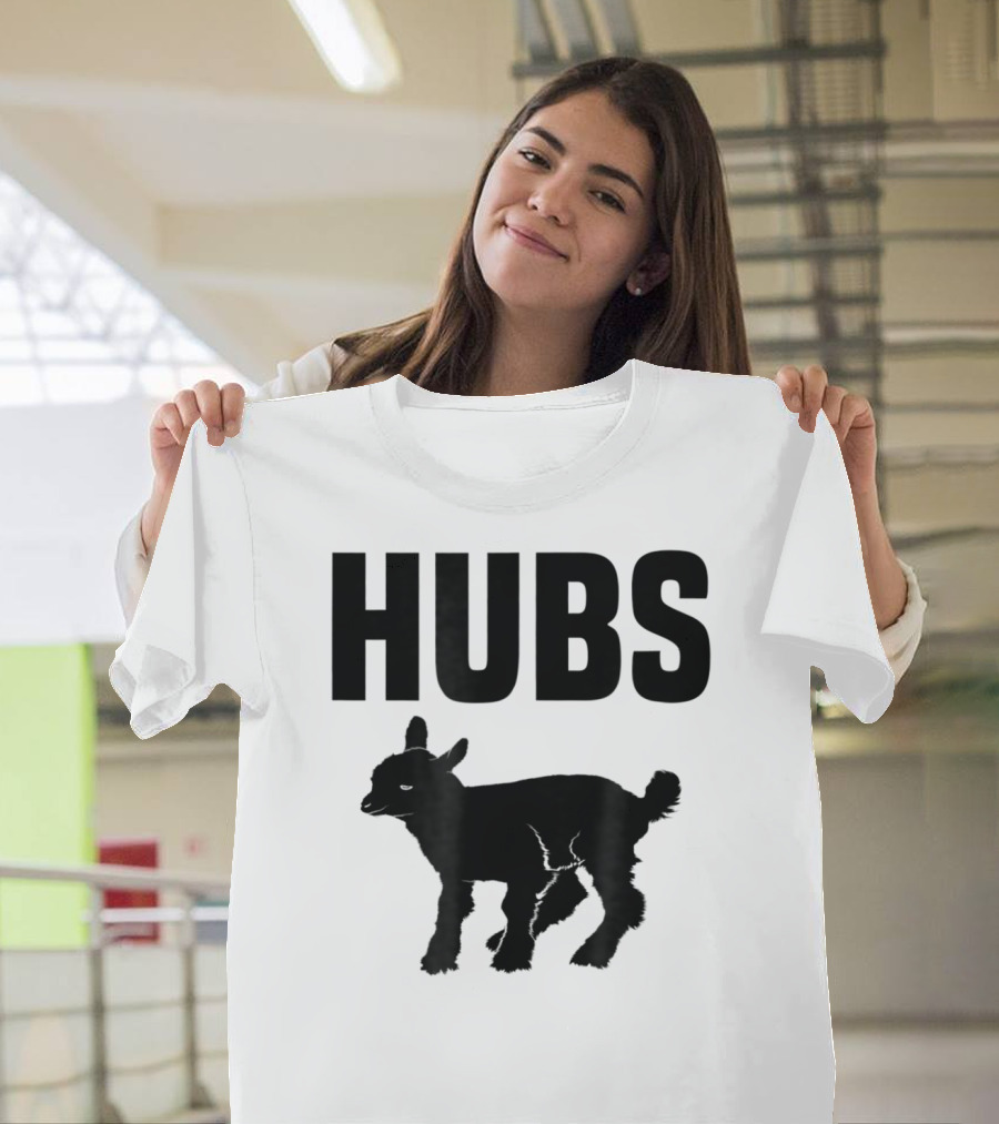 Hubs Baby Goat For Husband Wife Dad T-Shirt