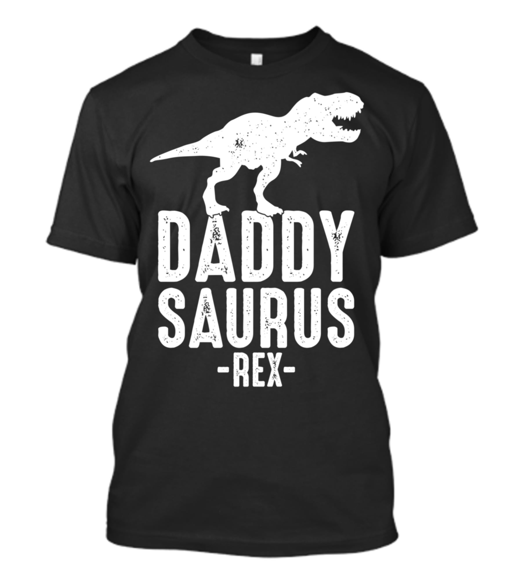 Daddysaurus Rex Daddy Dinosaur Pun T-Shirt