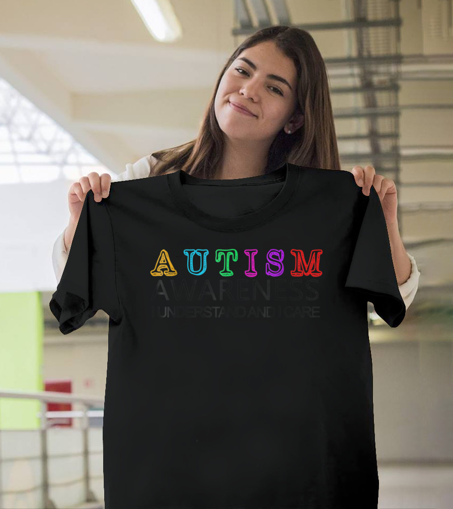 Autism Awareness I Understand and I Care Kid Love T-Shirt