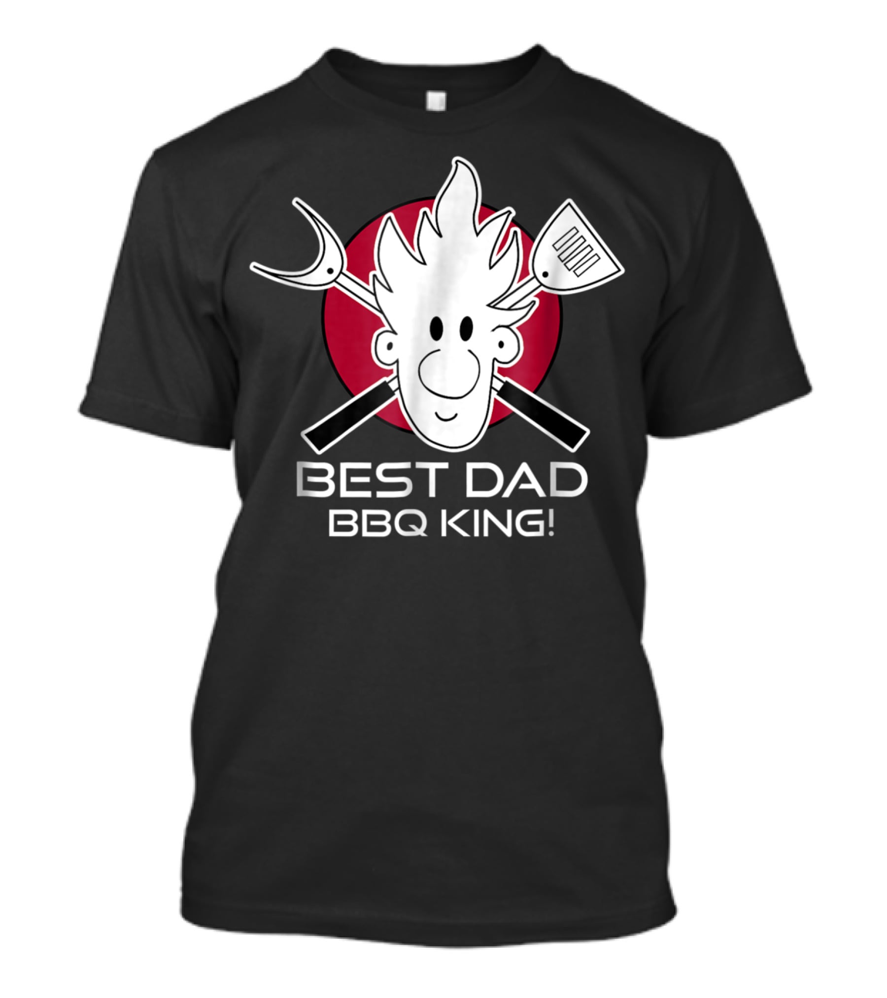 BEST DAD BBQ KING Dad At The Grill49 T-Shirt