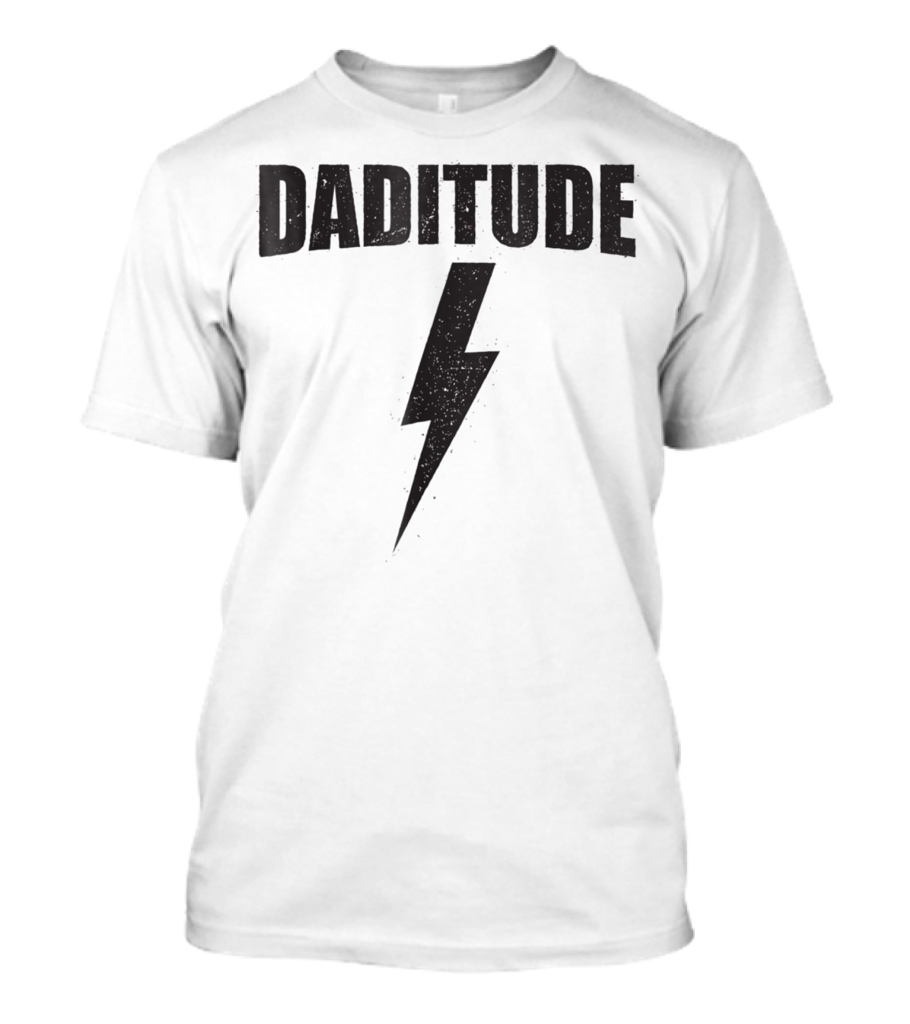 Daditude Cool Bolt Fathers Birthday Dad T-Shirt