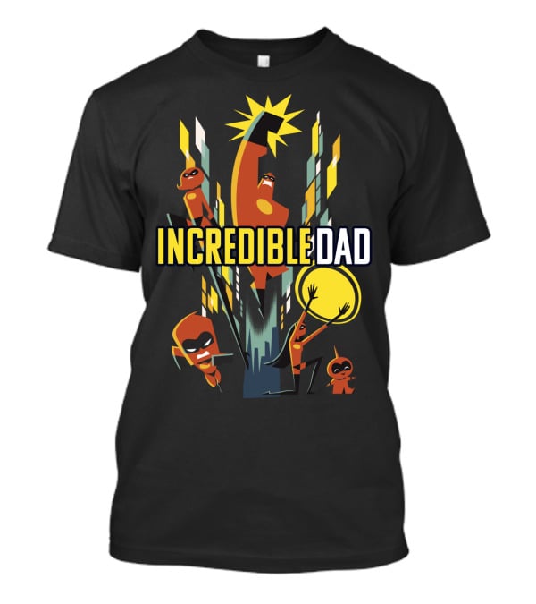 Disney Pixar Incredibles 2 Incredible Dad Family T-Shirt