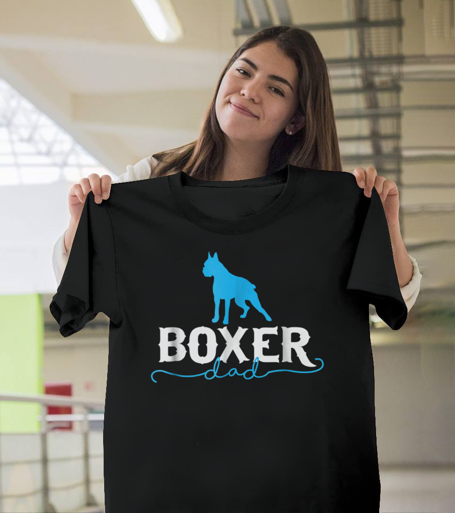 Boxer Dog Dad T-Shirt