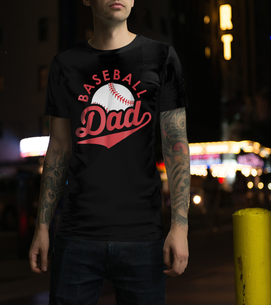 Baseball Dad Funny Softball T-Shirt