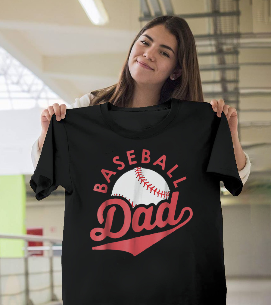 Baseball Dad Funny Softball T-Shirt