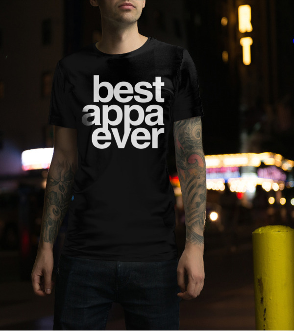 Best Appa Ever Korean Dad T-Shirt