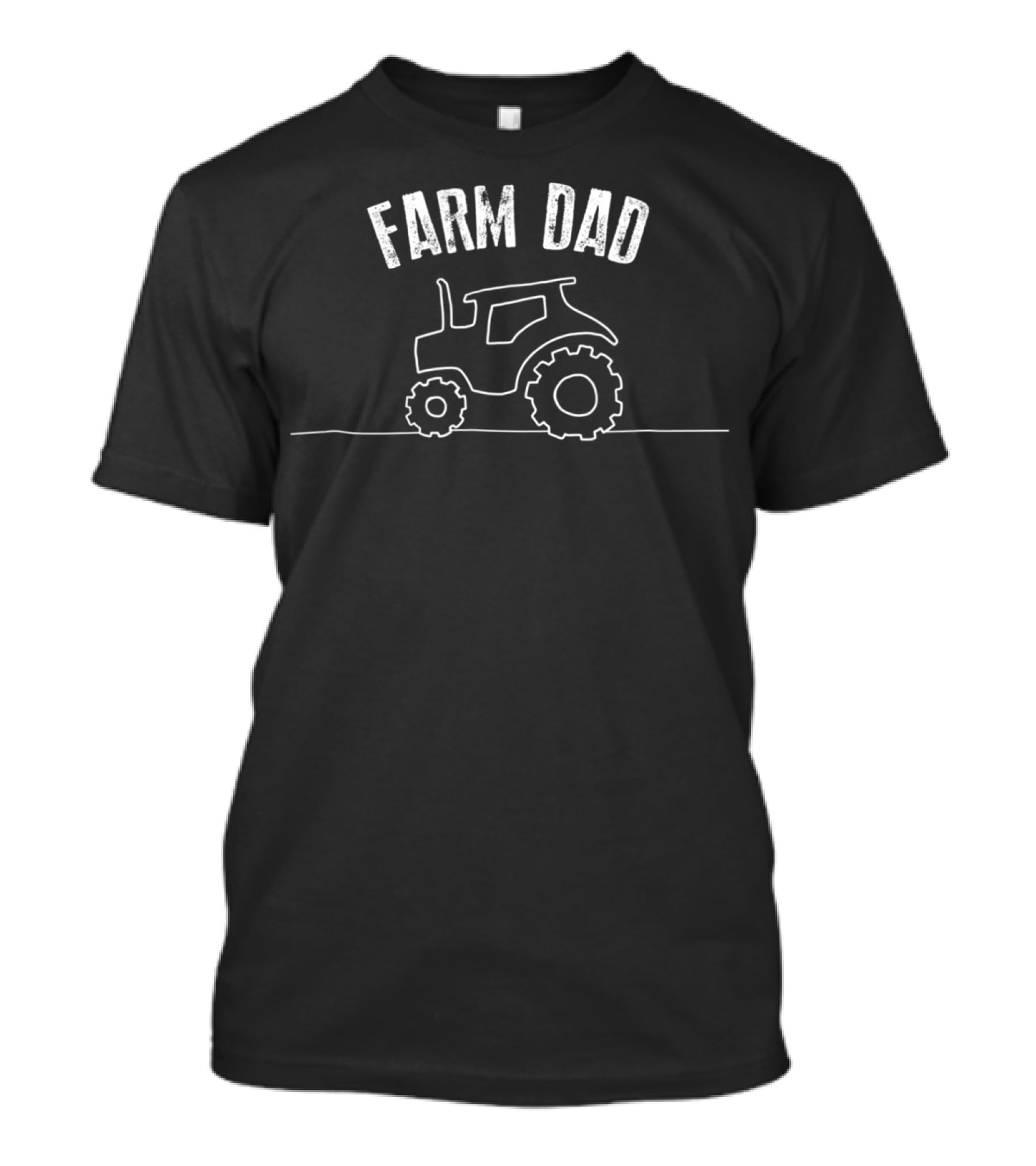 Farm Dad Tractor Cute Farmer Life Farming T-Shirt