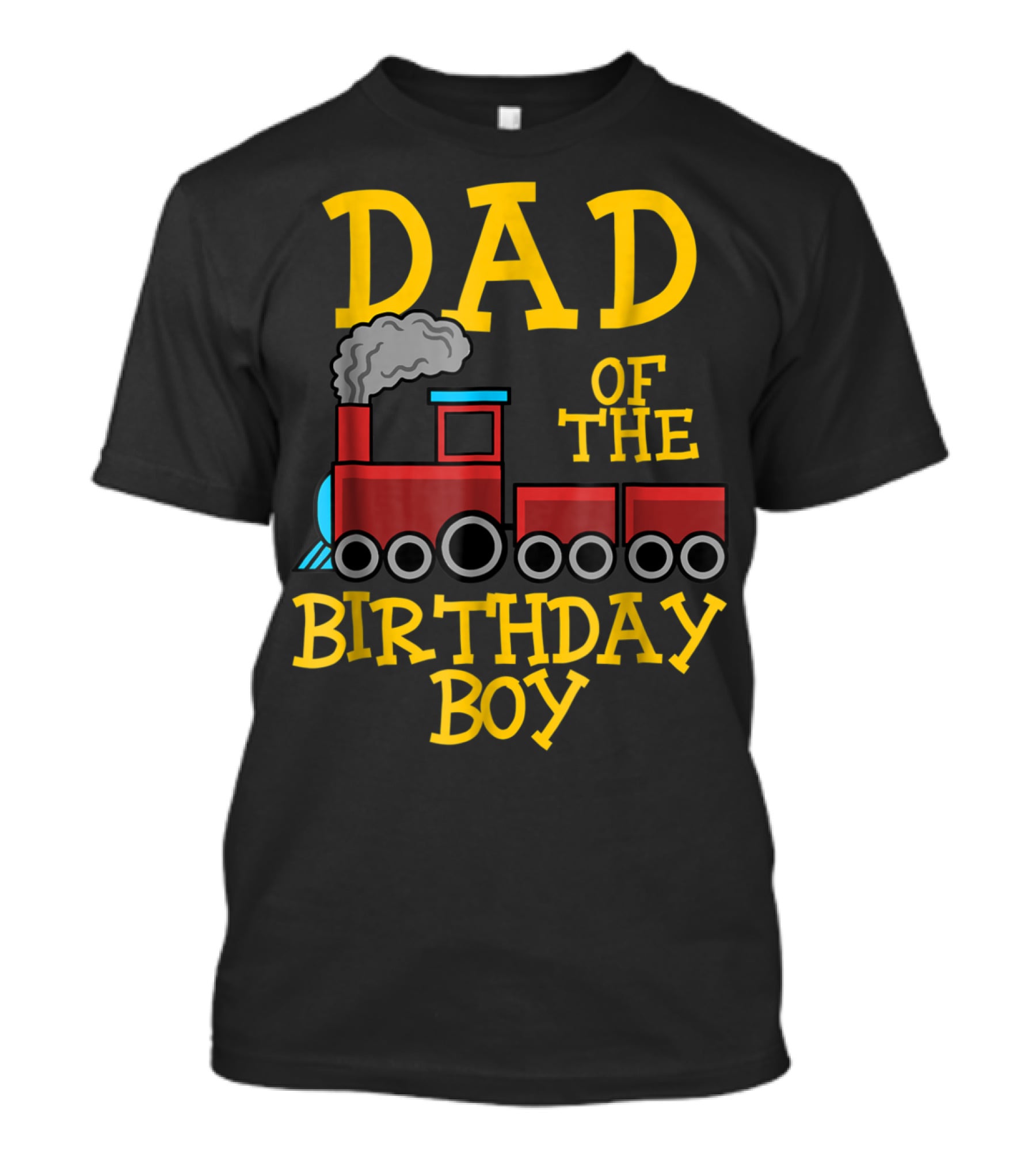 Dad Of The Birthday Boy Train Conductor T-Shirt