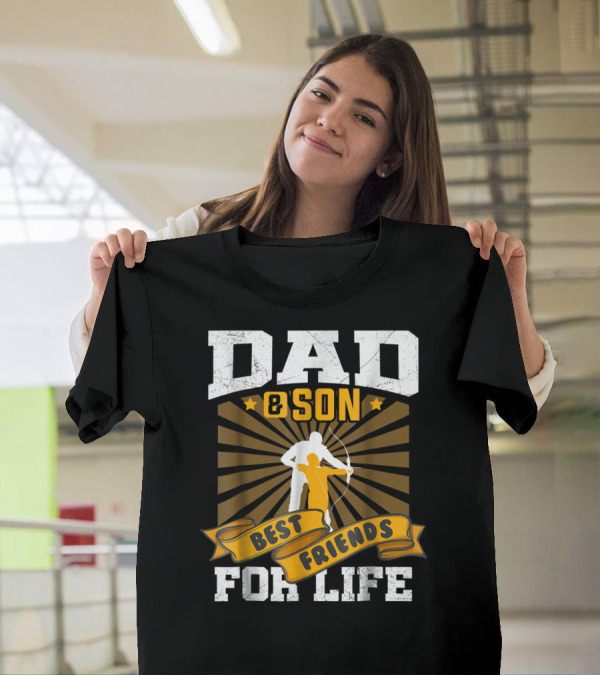 Dad Son Best Friends Archer Life T-Shirt