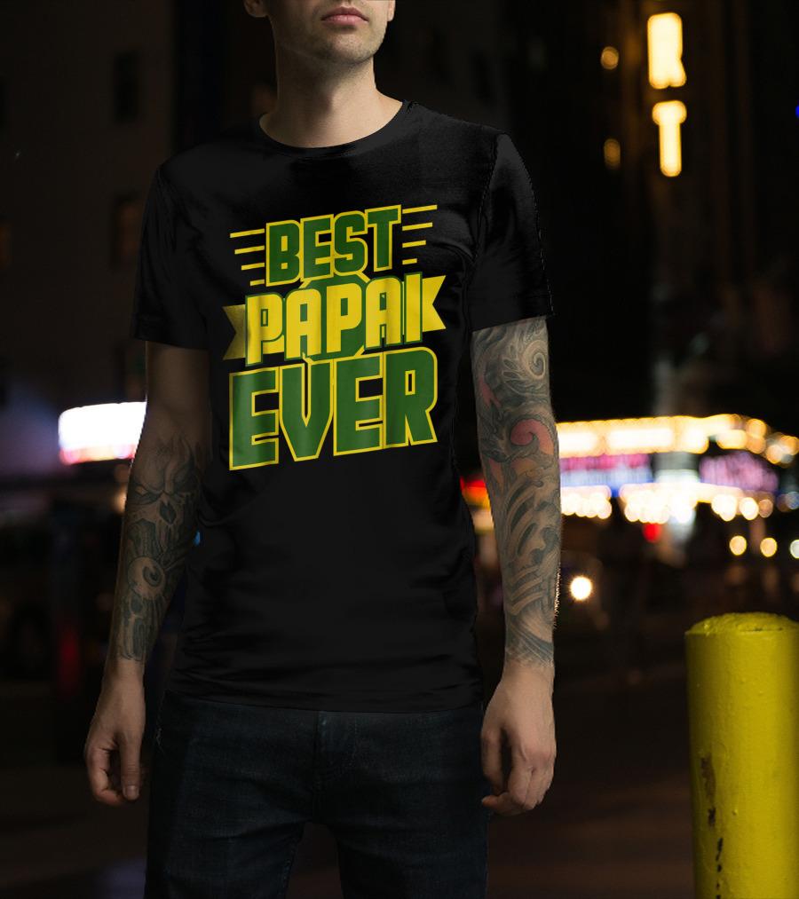 Best Papai Ever Awesome Brazilian Dad Brazil T-Shirt