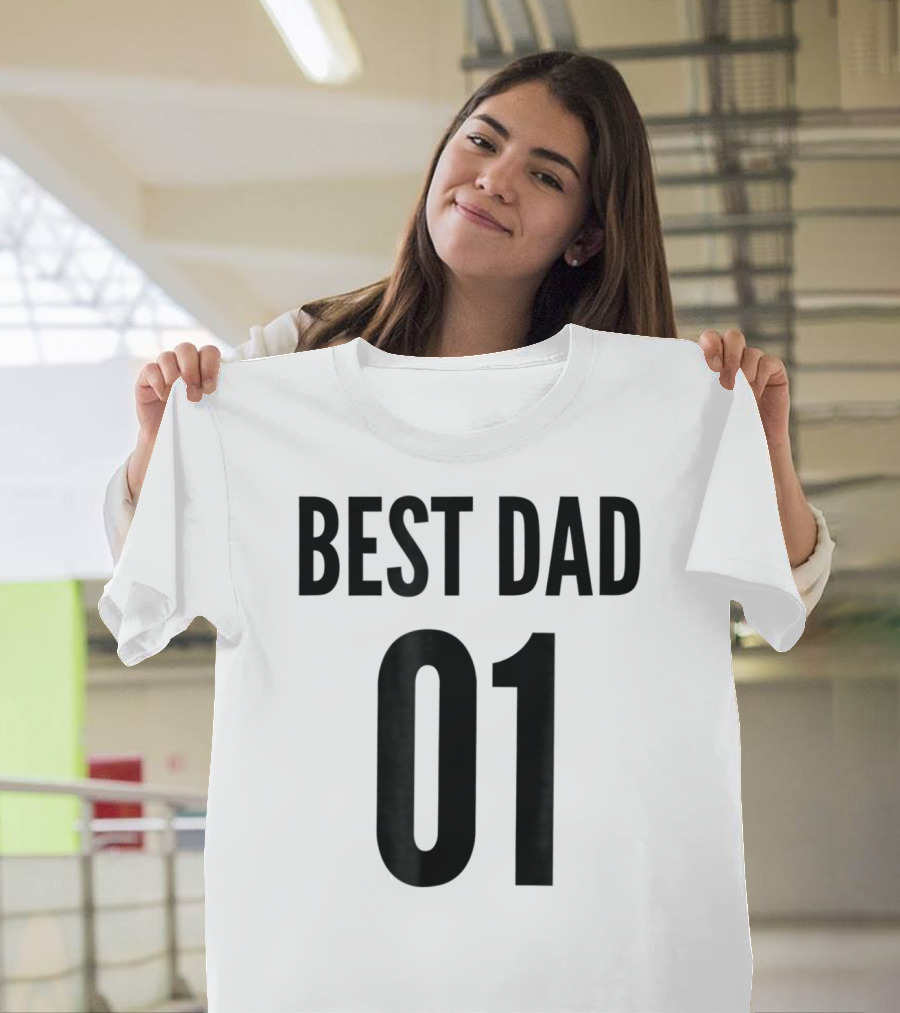 Best Dad 01 Number 1 Dad T-Shirt