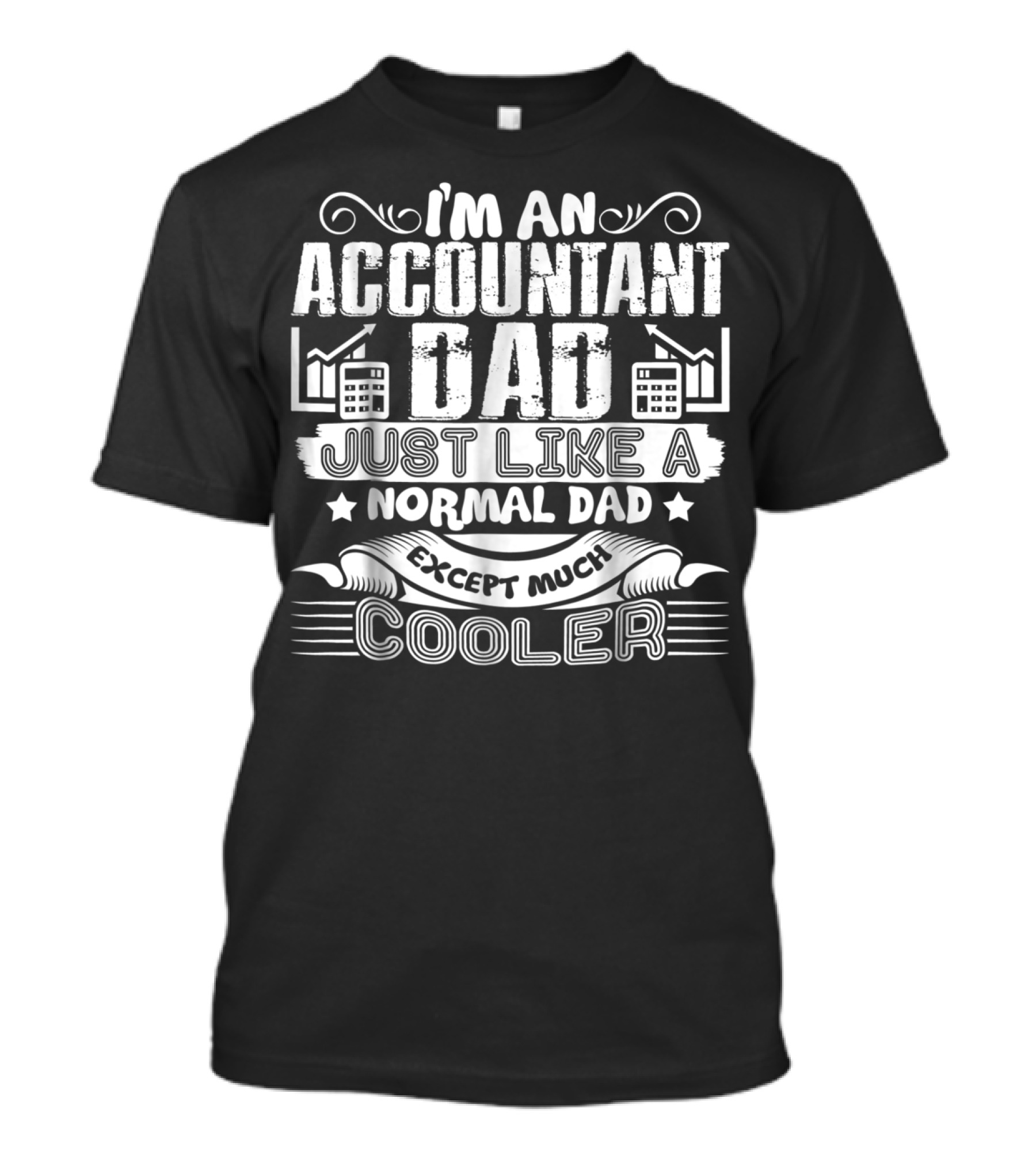 I'm An Accountant Dad Just Like A Normal Dad Except Much Cooler T-Shirt