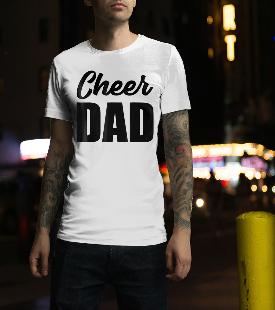 Cheerleading Cheer Dad Daddy T-Shirt