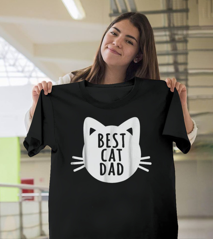Best Cat Dad Cat Father Funny dy38 T-Shirt