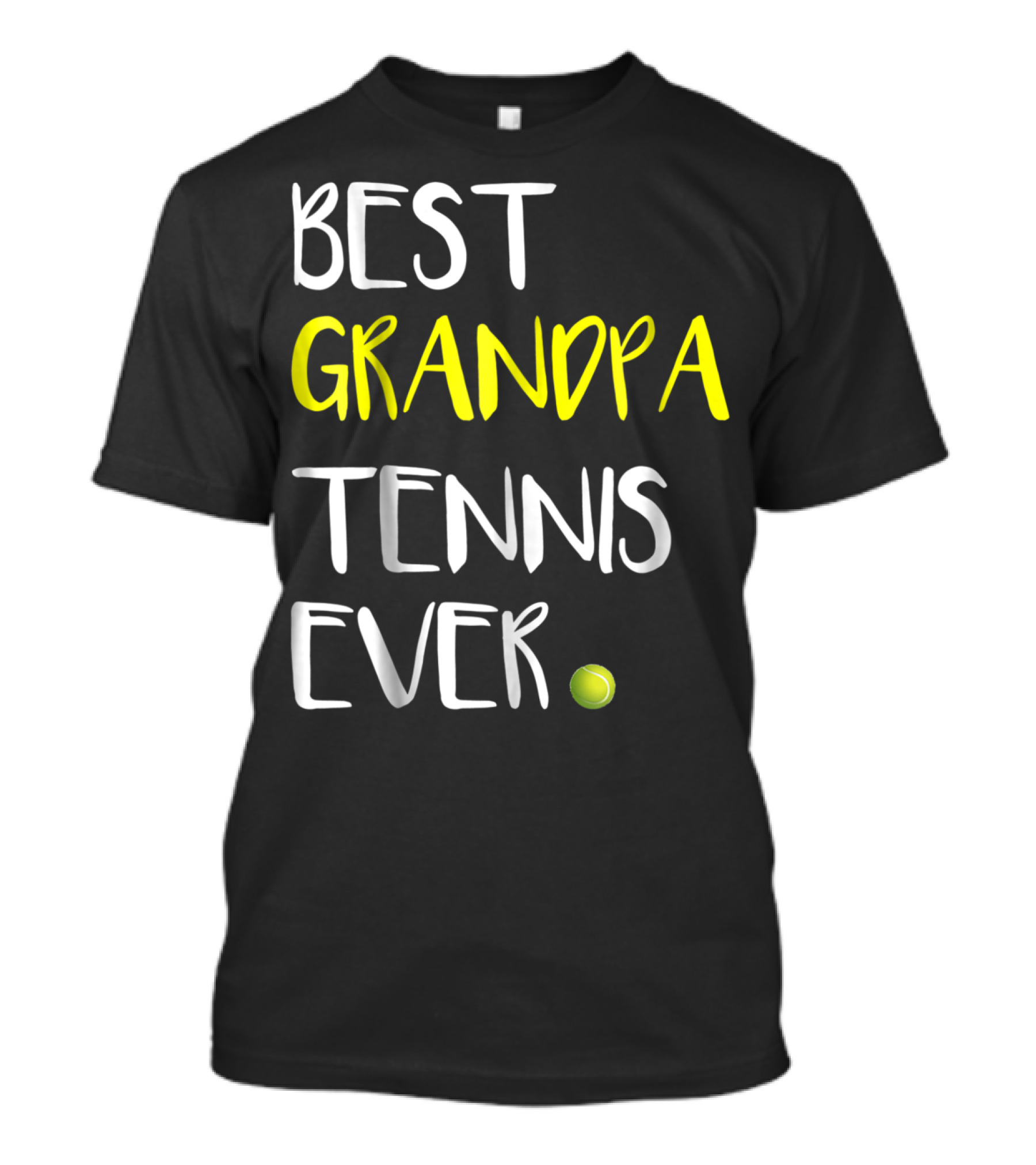 Best Grandpa Tennis Ever From Lover37 Ball T-Shirt