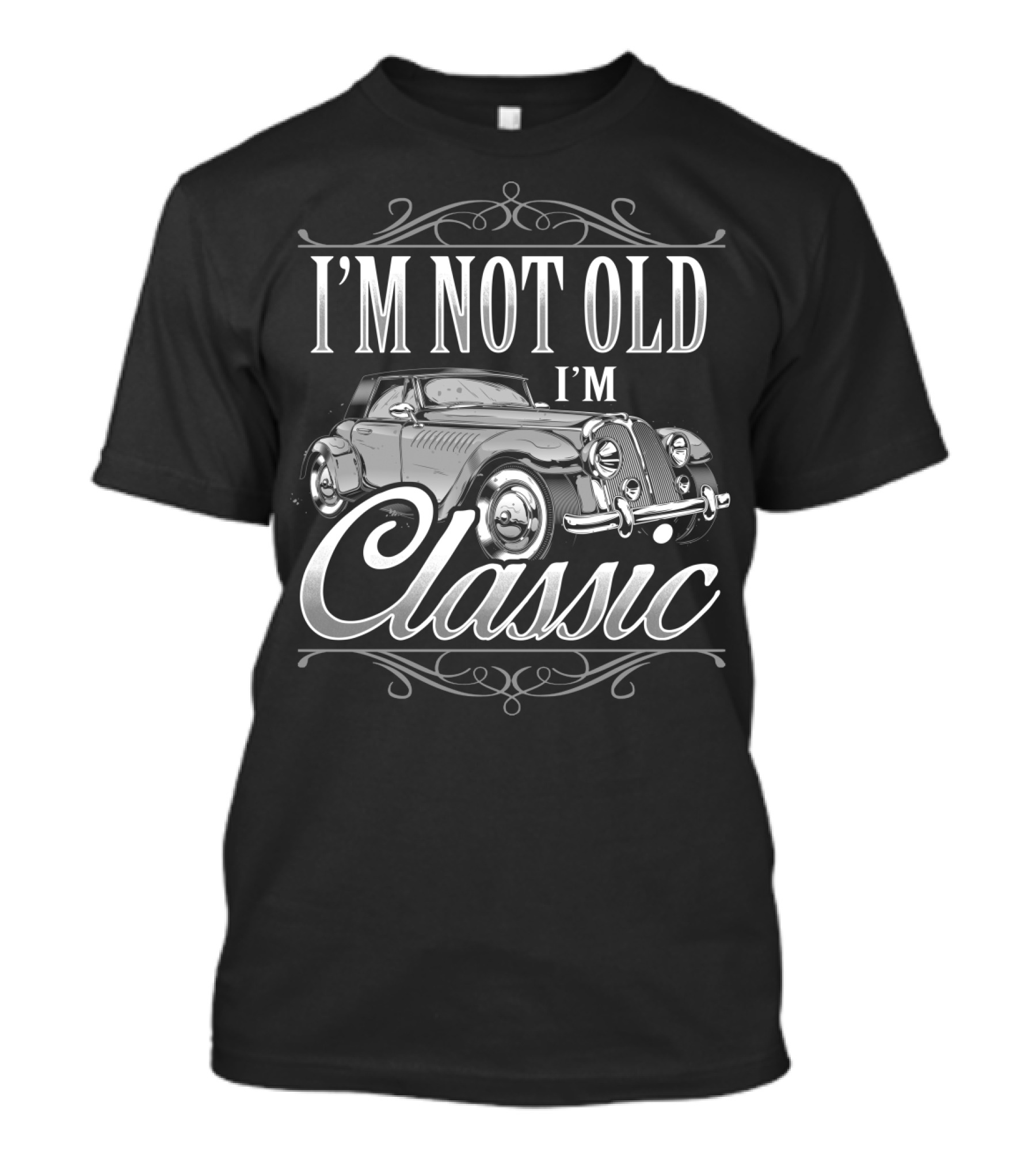 Im Not Old Im Classic Car Birthday Husband Dad Classic55 T-Shirt