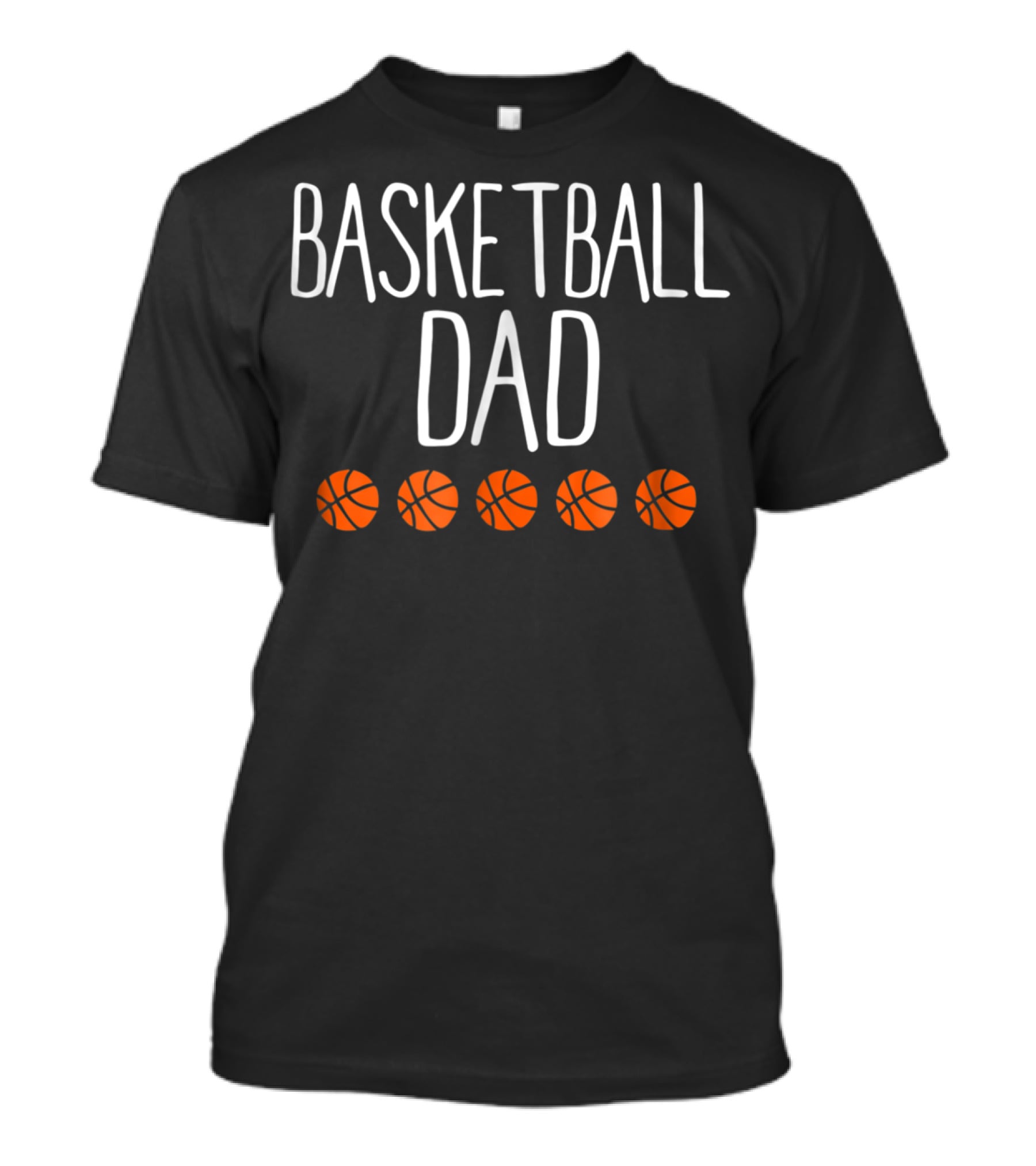 Basketball Dad Cute Sports Basketballs T-Shirt
