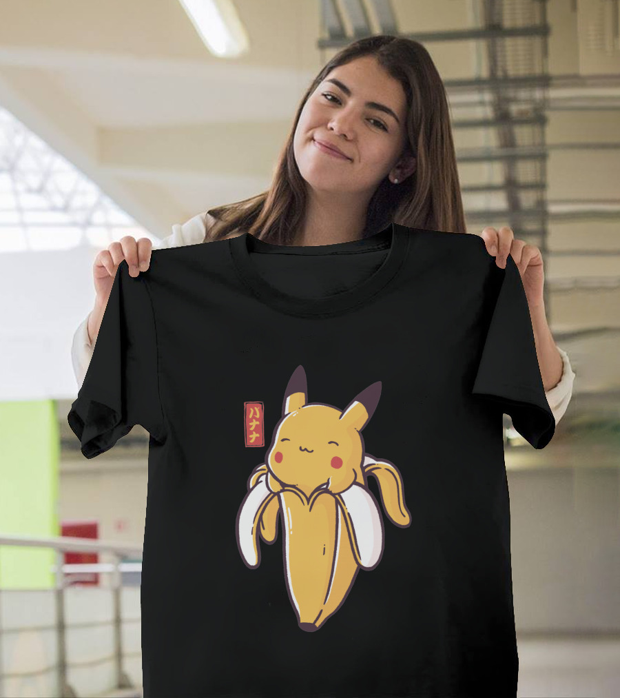 Bananachu Cute Pikachu Banana Fusion T-Shirt