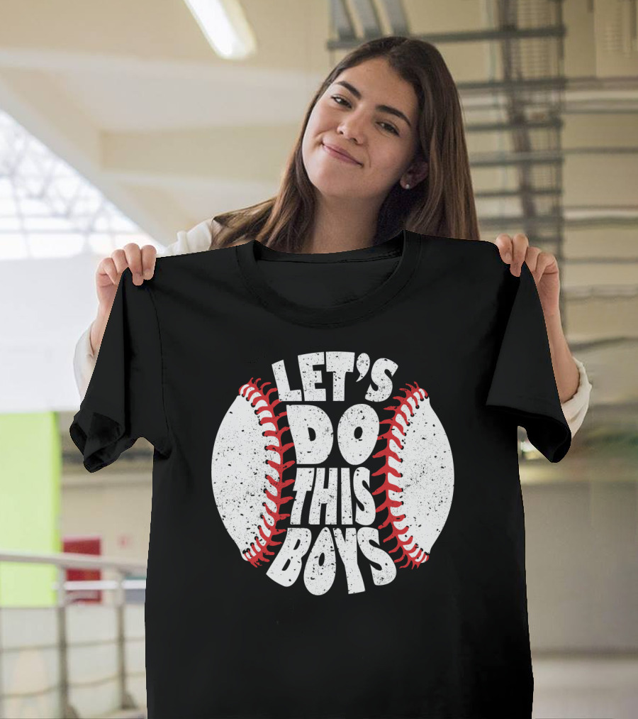 Let's Do This Boys Baseball Spirit T-Shirt