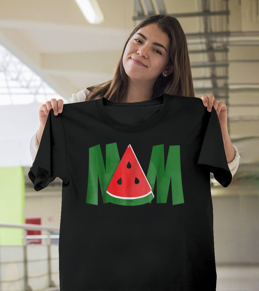 MOM Watermelon Slice Fun T-Shirt