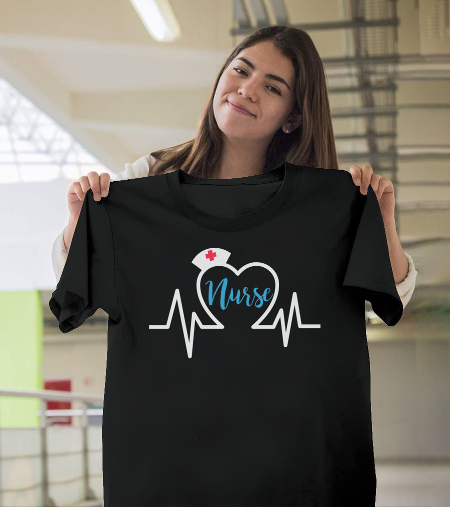 Nurse Heartbeat Appreciation Week Wife T-Shirt
