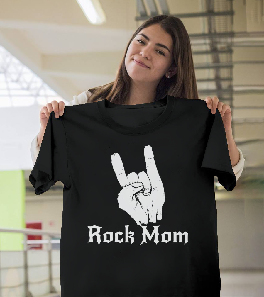 Rock Mom Hand Horns Rock N Roll T-Shirt