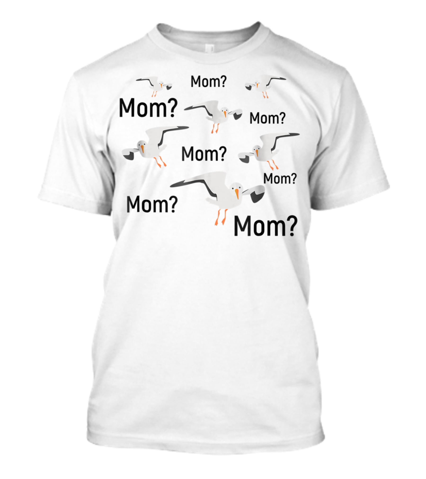 Seagull Mom Mom Funny Mothers Mom? Parenthood Birds Flying T-Shirt