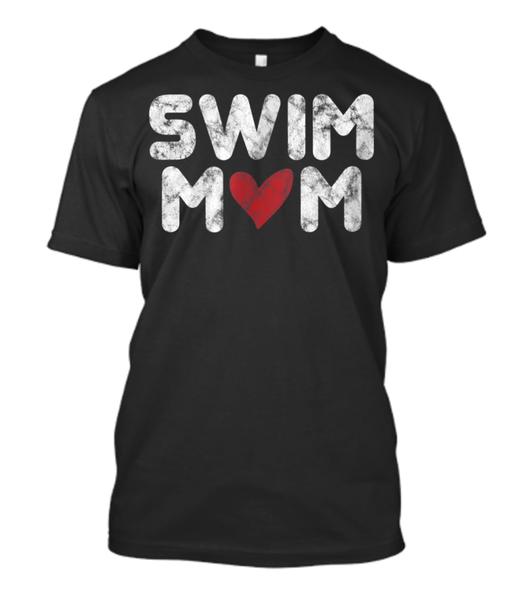 Swim Mom Heart Best Fun Unique T-Shirt