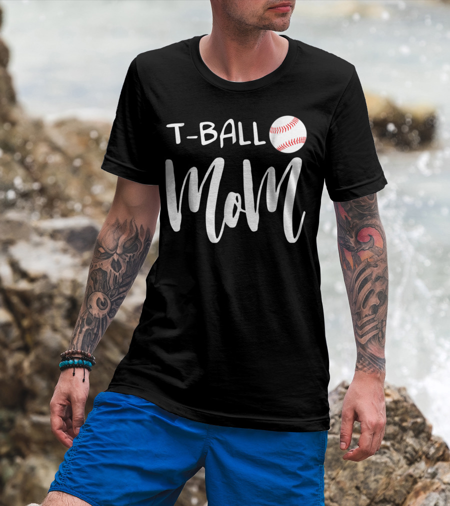 T-Ball Mom Baseball T-Shirt