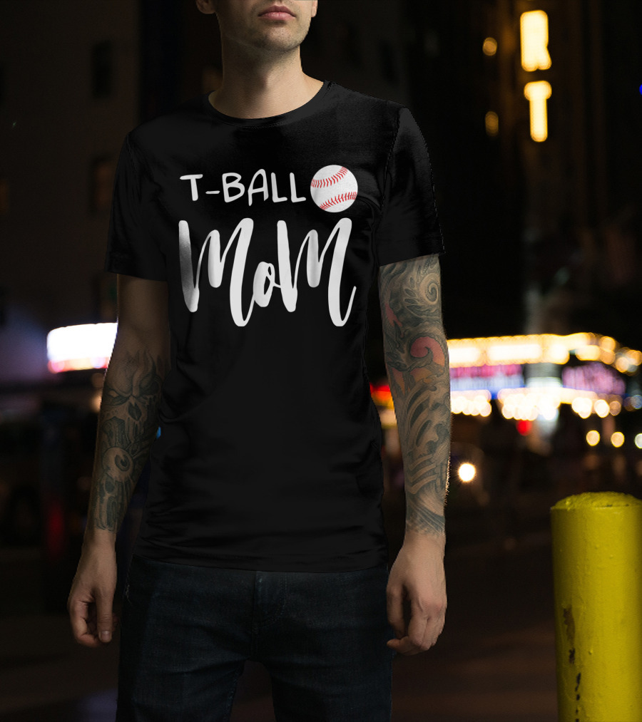 T-Ball Mom Baseball T-Shirt