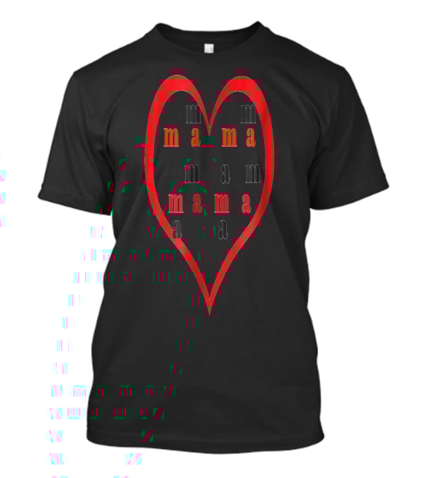 Happy Birthday Mom Mama 90 Heart T-Shirt